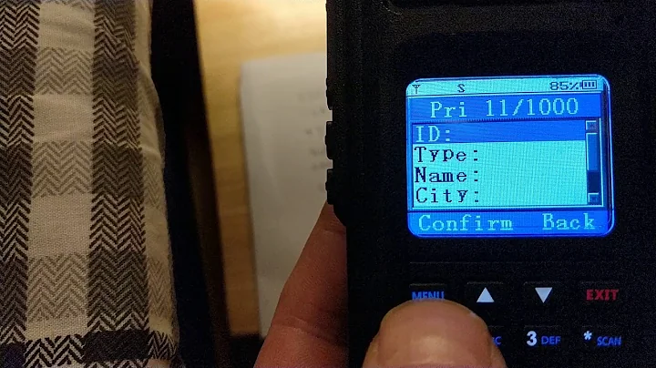 Ailunce HD1 programming a rf dmr repeater no pc