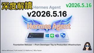 Hermes Agent v2026.5.16 Full Review | Foundation Release — Native Windows, PyPI, 180x Faster