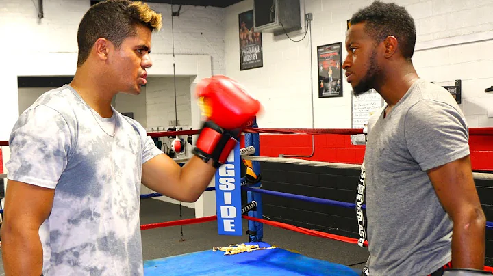 ME AND TYRELL MEET IN THE (BOXING RING) **WERE FIG...
