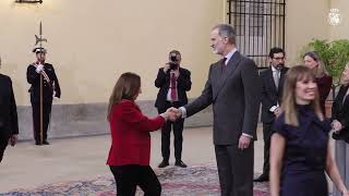 S.M. el Rey recibe en audiencia a la LVI promoción de Administradores Civiles del Estado