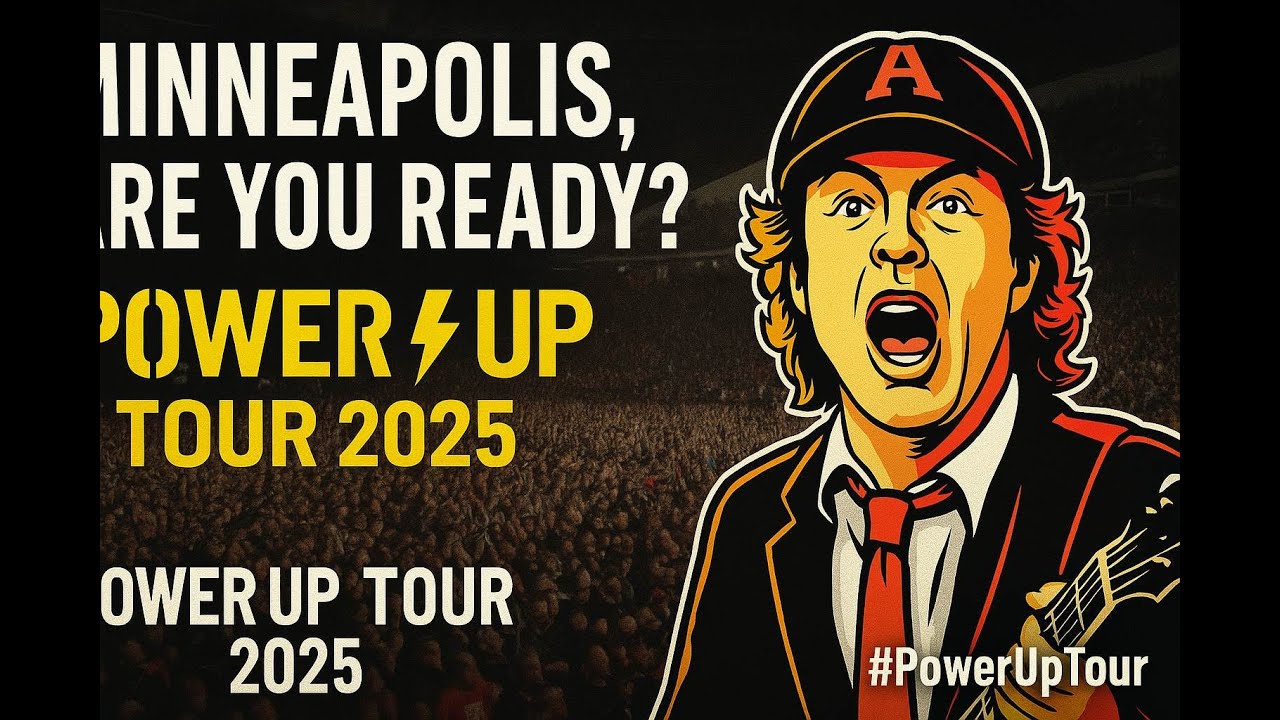 Minneapolis, are you ready for AC/DC? The Power Up Tour 2025 kicks off ...