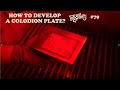 How to develop a wet plate collodion plate  vlog 79
