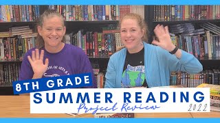 2022 Summer Reading: 8th Grade Books & Project | ft. Ms. Craft