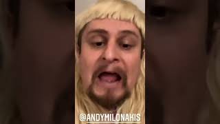 Oliver Tree is not happy with Andy Milonakis #shorts