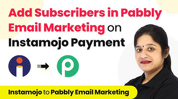 How to Add Subscribers in Pabbly Email Marketing on Receiving Payment on Instamojo