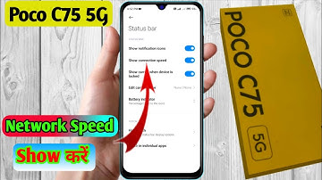 poco c75 5g network speed setting | poco c75 5g internet speed meter