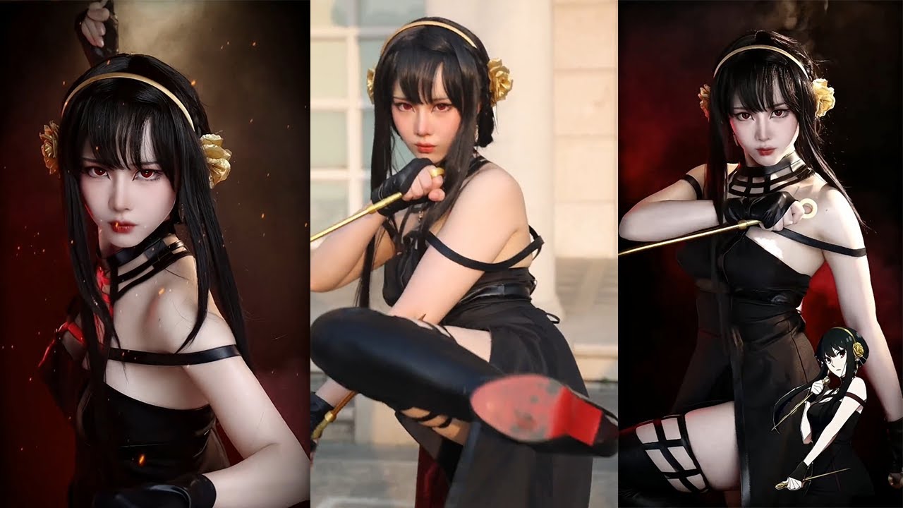 优雅永不过时，请问～我可以取走您的性命嘛～#间谍过家家 #约尔 #荆棘公主 #仿妆#cosplay