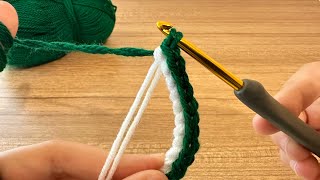 woow ? super easy crochet chain making//Bag handle making with 4 different crochet chain techniques