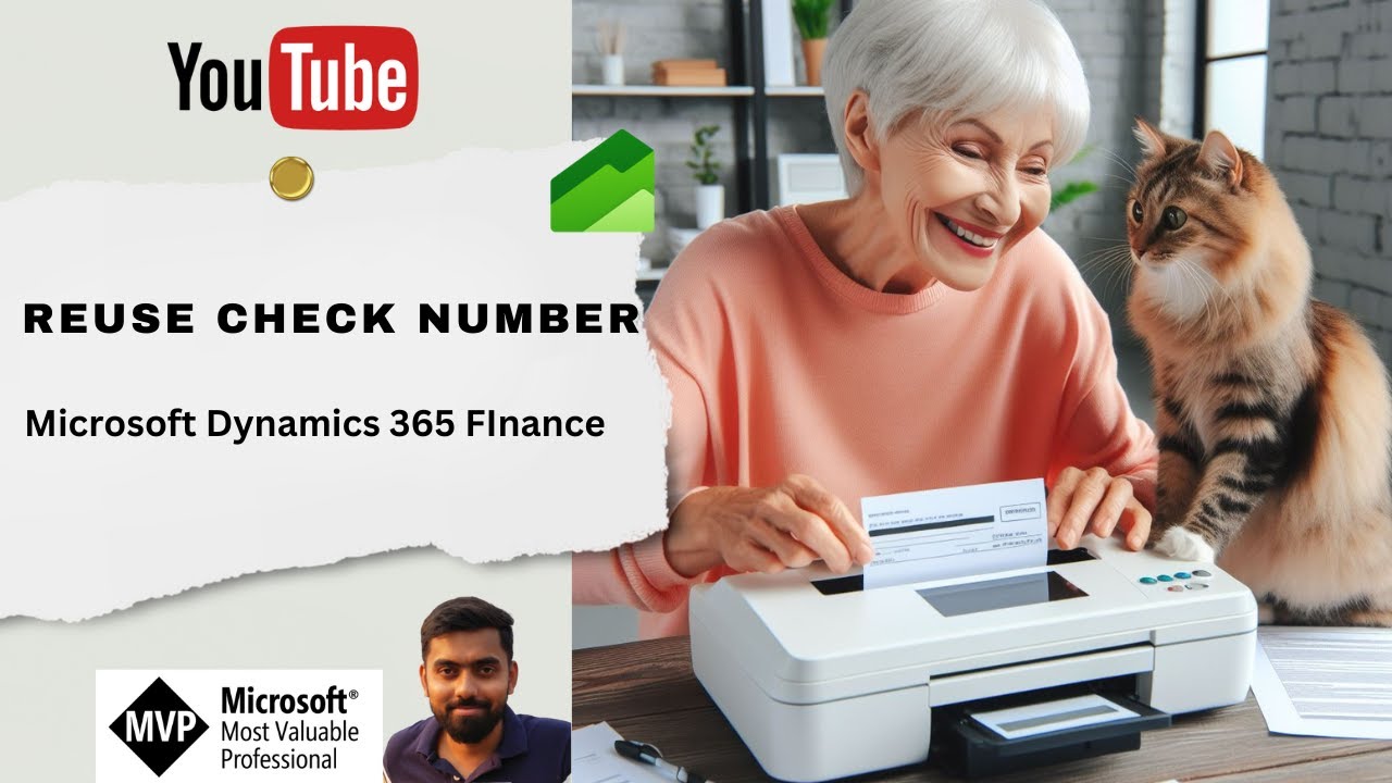 Reuse Check Number in Microsoft Dynamics 365 Finance - YouTube