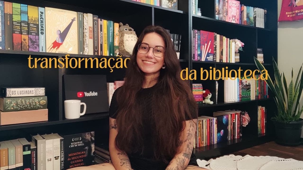 Transformei meu quarto de visitas em uma biblioteca + home office