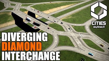 How To Make A Diverging Diamond Interchange in Cities: Skylines 2