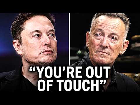 Elon Musk Humiliates Bruce Springsteen & sends him into a meltdown