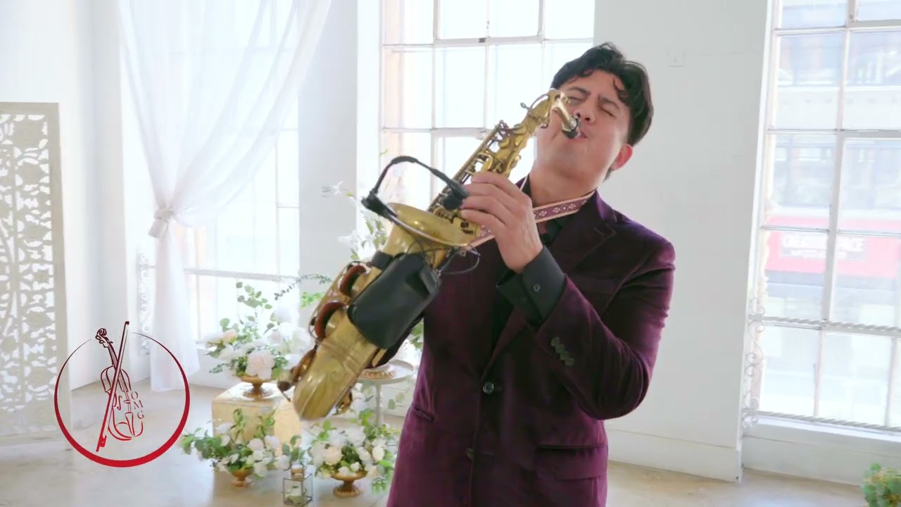 Austin performing If I Ain't Got You live on saxophone