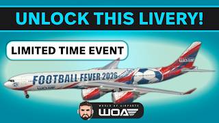 Unlock the Football Fever 2026 Livery in World of Airports (Limited Time Event)