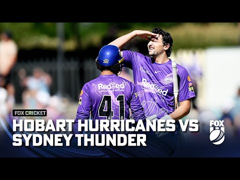 Hobart Hurricanes vs Sydney Thunder - Match Highlights | 15/01/23 | FOX Cricket