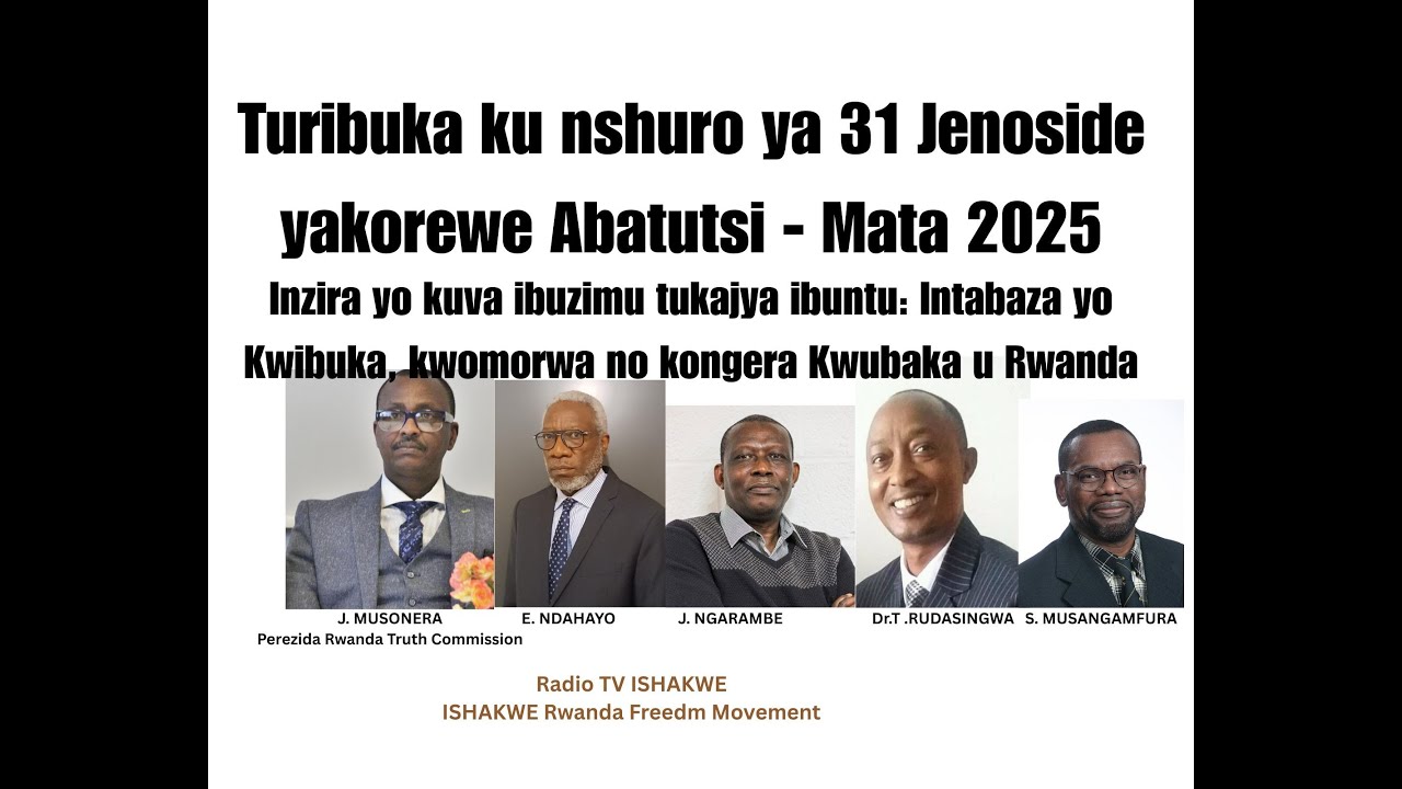 Kwibuka ku nshuro ya 31 Jenoside yakorewe Abatutsi - YouTube