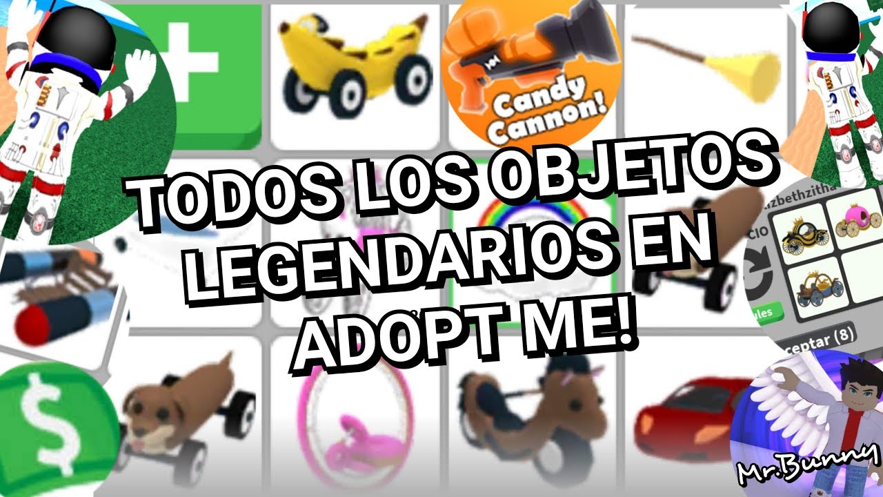 Todos Los Objetos Legendarios En Adopt Me Roblox Desactualizado Youtube - adopt me roblox caballo roblox codes 2019 for music