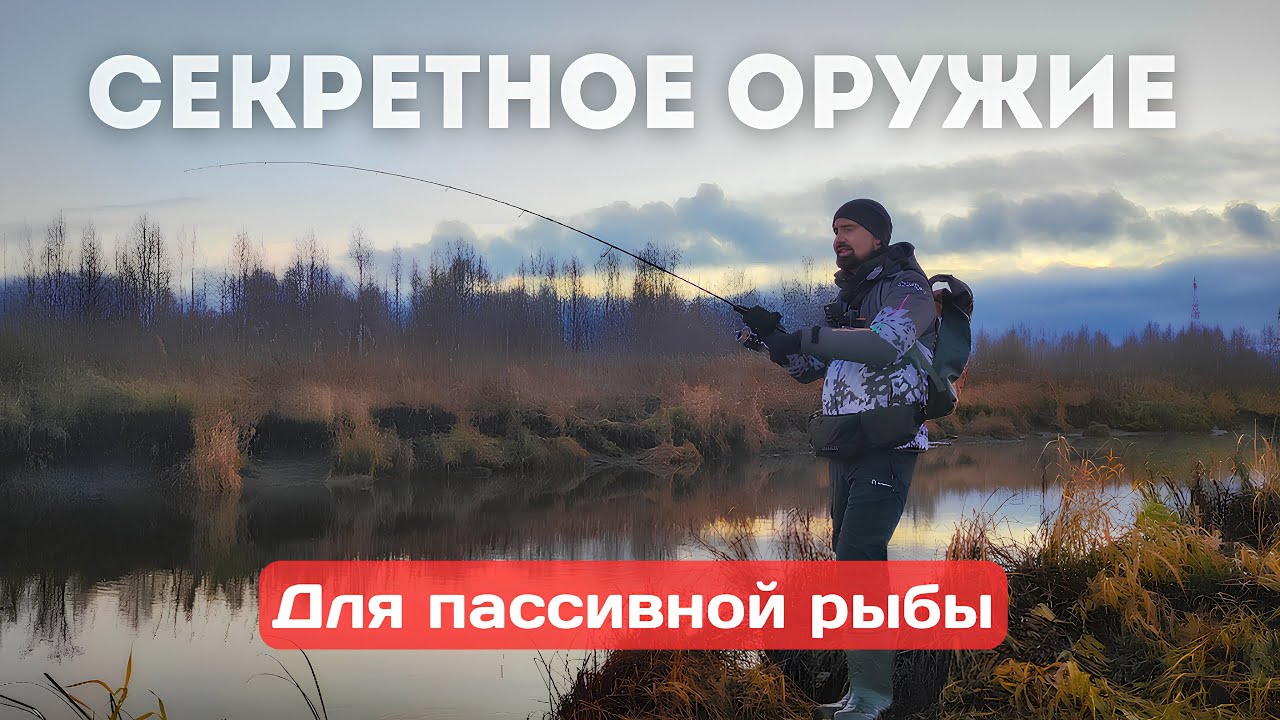 Секретное оружие для пассивной рыбы! Спиннинг для начинающих.