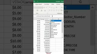 Combine Multiple Excel Sheets Into One Table #excel #shorts #vstack