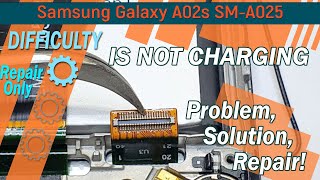 🔌Samsung Galaxy A02S Sm-A025 Not Charging / Case #01