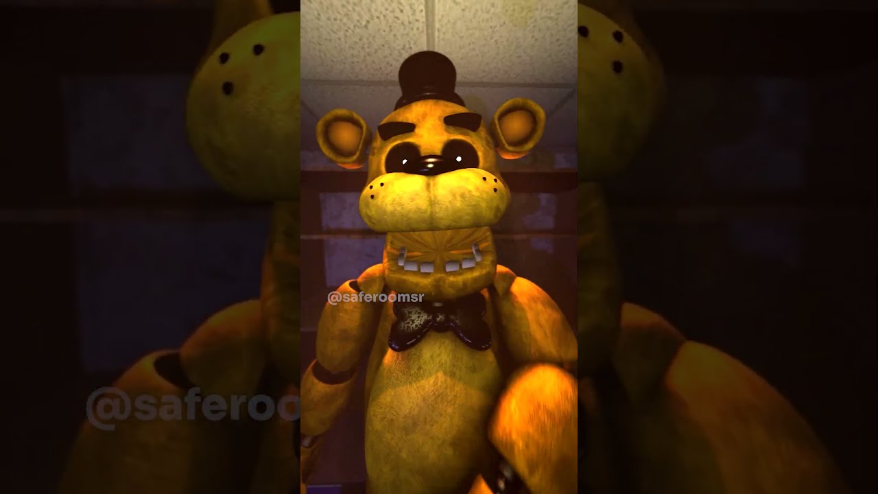 Golden Freddy tá MUITO estranho.. #fnaf #shorts #meme