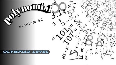 how to solve monic polynomial problems . | polynomial #2 (Algebra olympiad problem).
