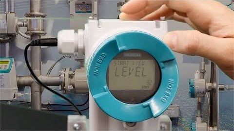 Setting the SIEMENS SITRANS P320/420 Pressure Transmitter for Level Measurement
