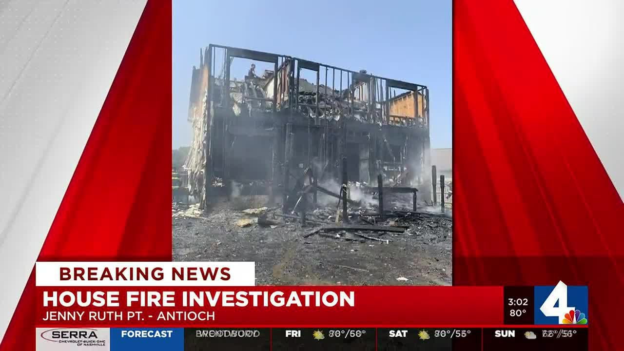 House fire investigation in Antioch - YouTube