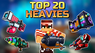 Top 20 HEAVY WEAPONS in Pixel Gun 3D! [update list] May 2023