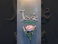 Jessie ❤️ Satisfying sand calligraphy &amp; relaxing ASMR #calligraphy #satisfying #asmr #jessie