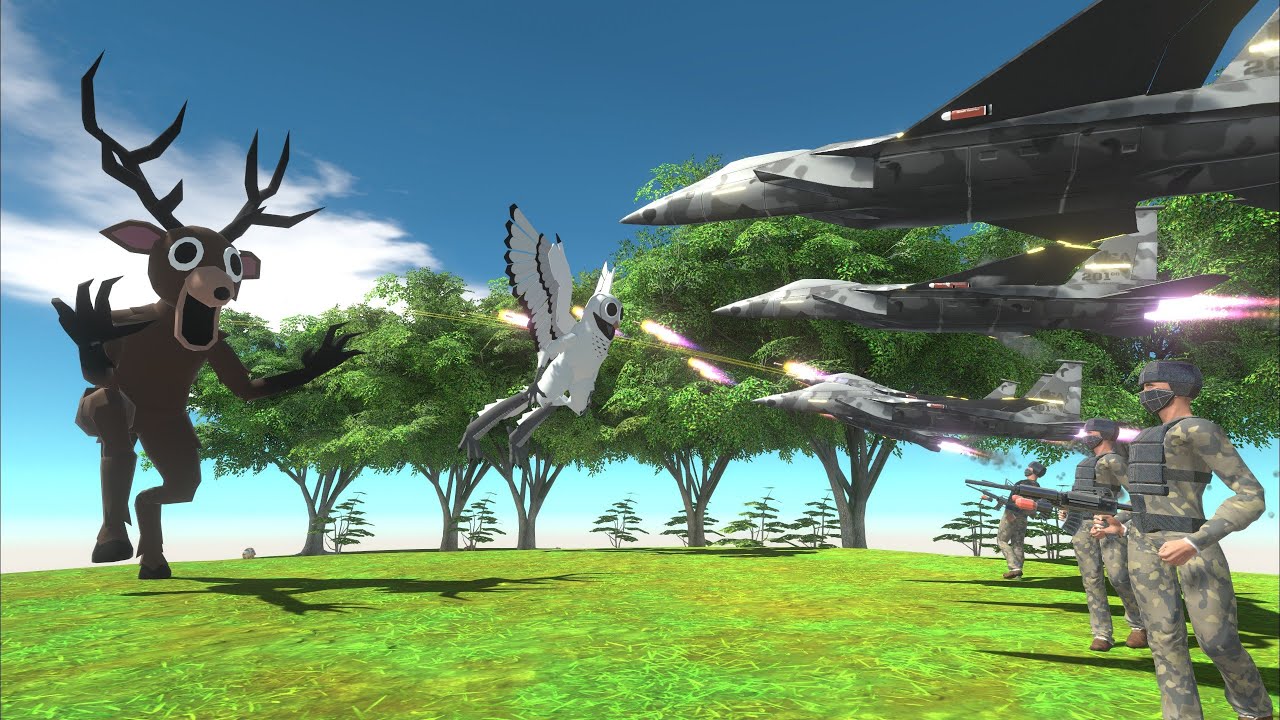 The Survival War: The Deer and The Owl's Attack on the Dinosaur Forest