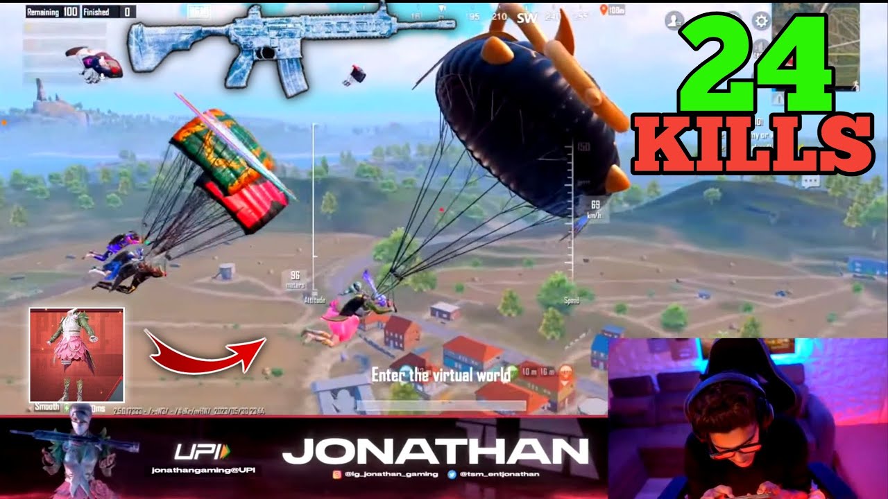 24KILLS 😱!! JONATHAN BEST AGRESSIVE GAMEPLAY/FOREST ELF SET 