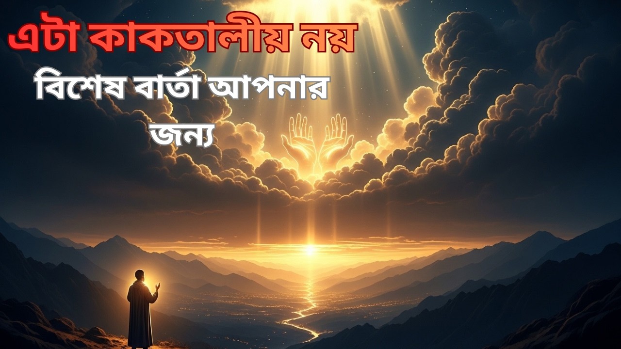 এটা কাকতালীয় নয়! আল্লাহ চায় ঘুমানোর আগেই এই বার্তাটা আপনি শুনেন আল্লাহ আপনাকে নিজের দিকে ডাকছেন