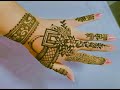 Simple arabic back hand mehndi design  mehndi design by aniya 