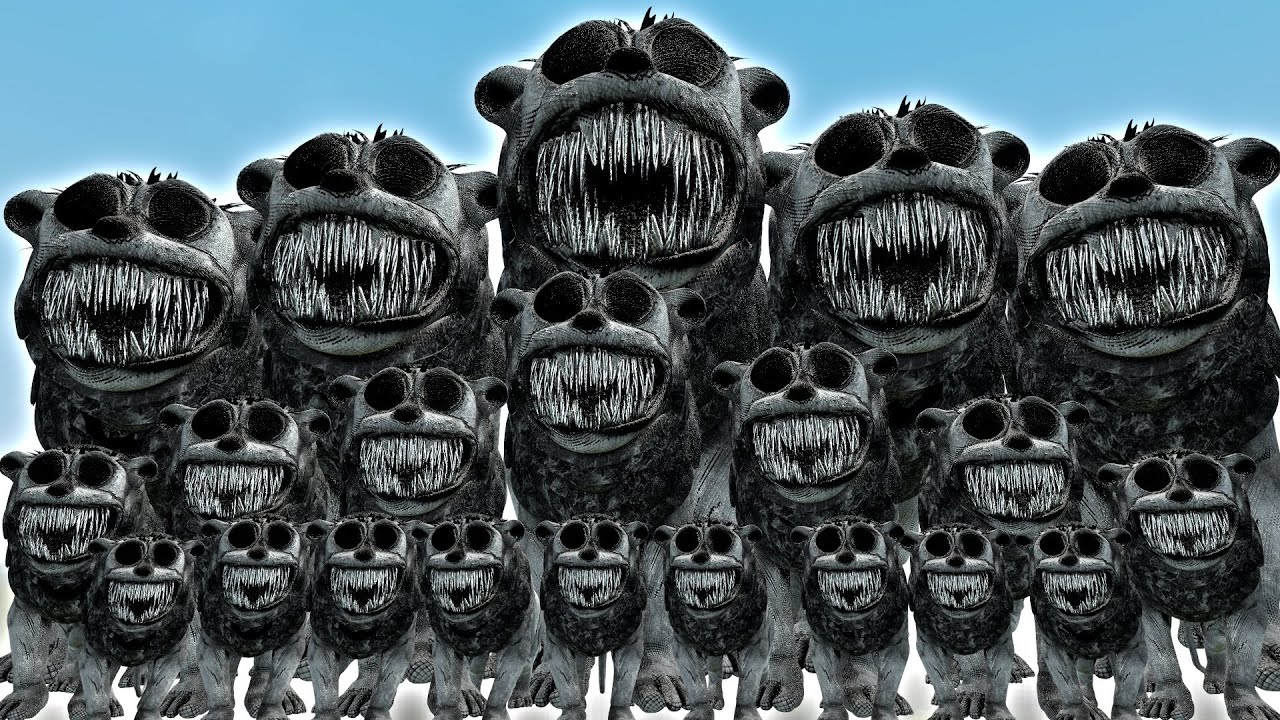 EVOLUTION FROM ANIMAL LION TO MONSTER LION TITAN ZOONOMALY - Garry's Mod!