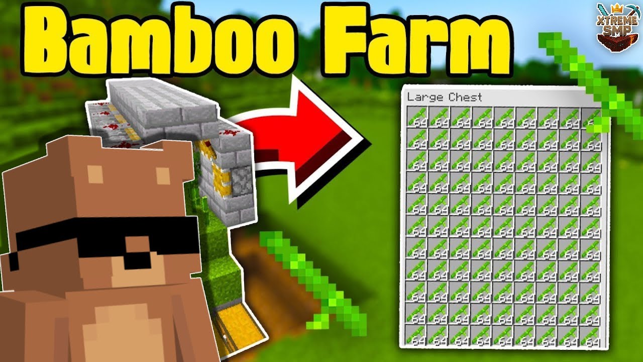 Building Bamboo Farm In Xtreme SMP - Minecraft - YouTube
