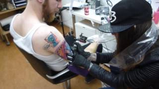 Leti Tattoos A Comic Panel House Of Tattoos Amsterdam.