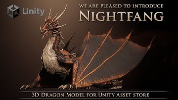 3D Dragon Nightfang (Unity presentations)