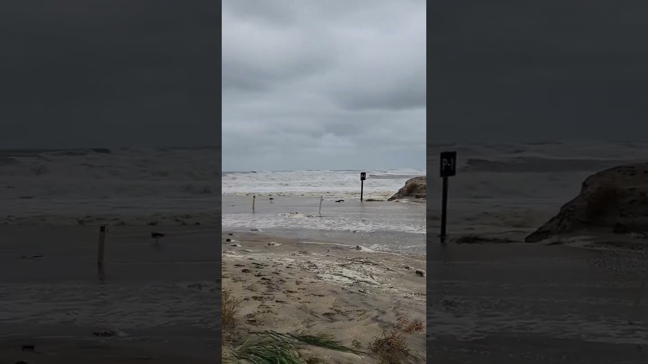 Nor'easter Brings Strong Swell, High Tide to Virginia Coastline