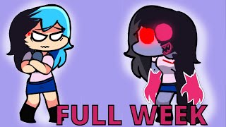 'friday night funkin' Sky vs evil boyfriend FUUL WEEK