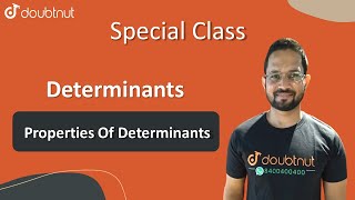 4 PM Special Class | Class12 - Properties of Determinants By Shahid Sir | English Medium