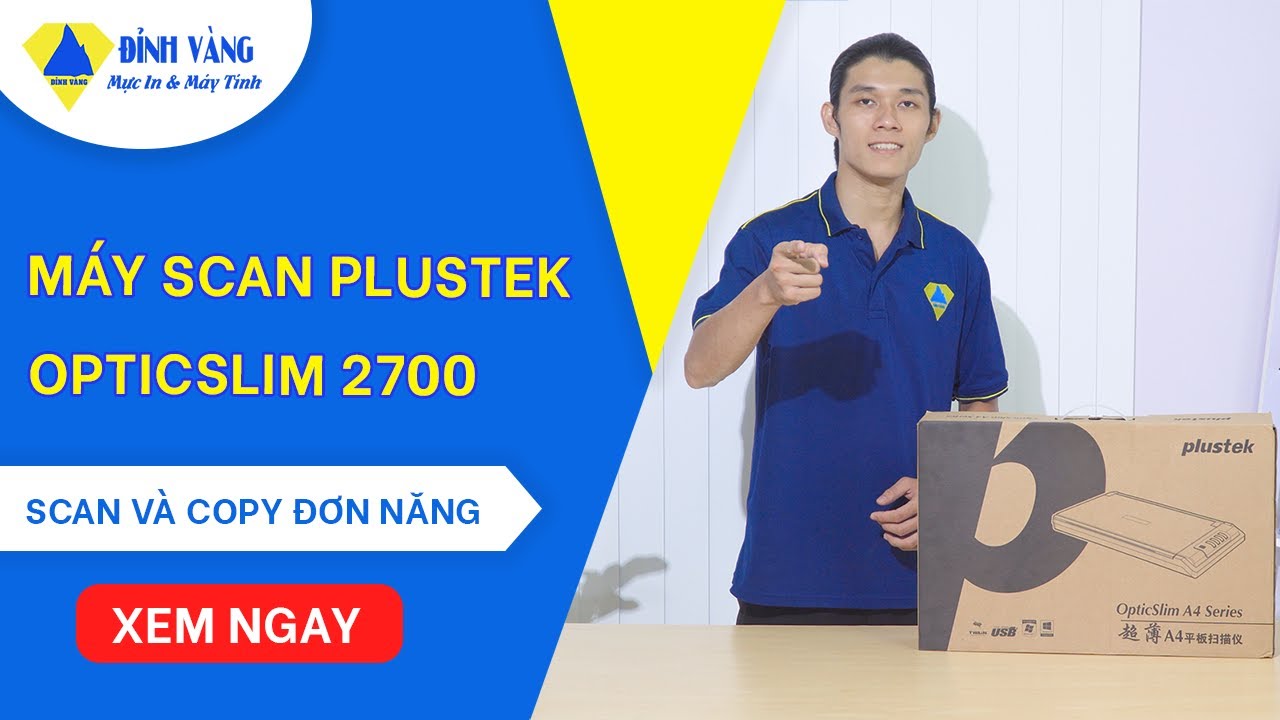 Máy scan Plustek OpticSlim 2700 – Máy scan nhỏ gọn, dễ dùng nhưng có gì đặc biệt?