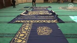 TİKA tarafından Bağdat'taki Abdulkadir Geylani Türbesi'ne Gavs-ı Azam örtüsü serildi