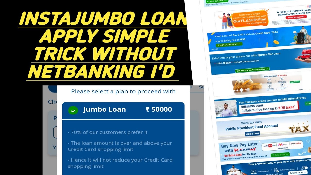 hdfc-jumbo-loan-laon-without-netbanking-apply-finance-enquiry-youtube