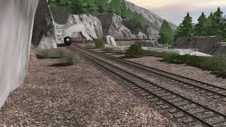 Trainz Runby: ATSF Madam Queen 5000 and SP GS-2 4414 Manifest Freight