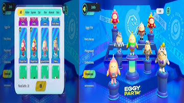 Using My Showcase! || Rabbits and Playground of Wonders References in Eggy Party