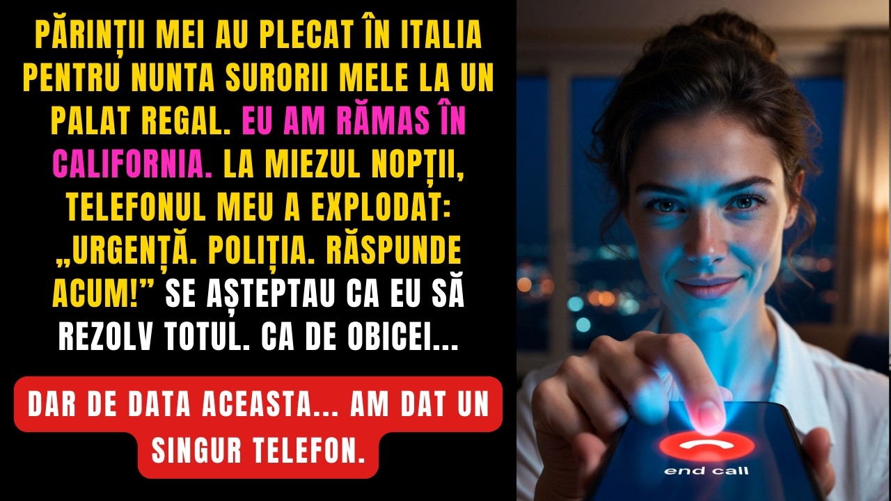 Părinții mei s-au așteptat să îi salvez după nunta de la palatul regal a surorii mele...