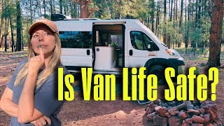 Scary Moments & Safety Hacks 🚐 | Solo Van Life Confessions