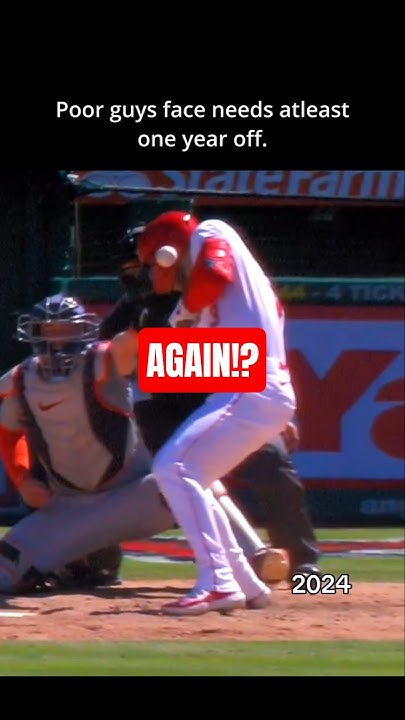 Beaned In The Face Once A Year #baseball - YouTube
