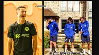Ronaldo's Reactions to Chelsea's joao Felix, madueke and broja EA sports presentation 🤣 #ronaldo
